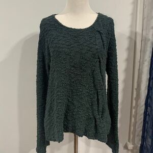 Anthro Yellow Bird Knit Sweater